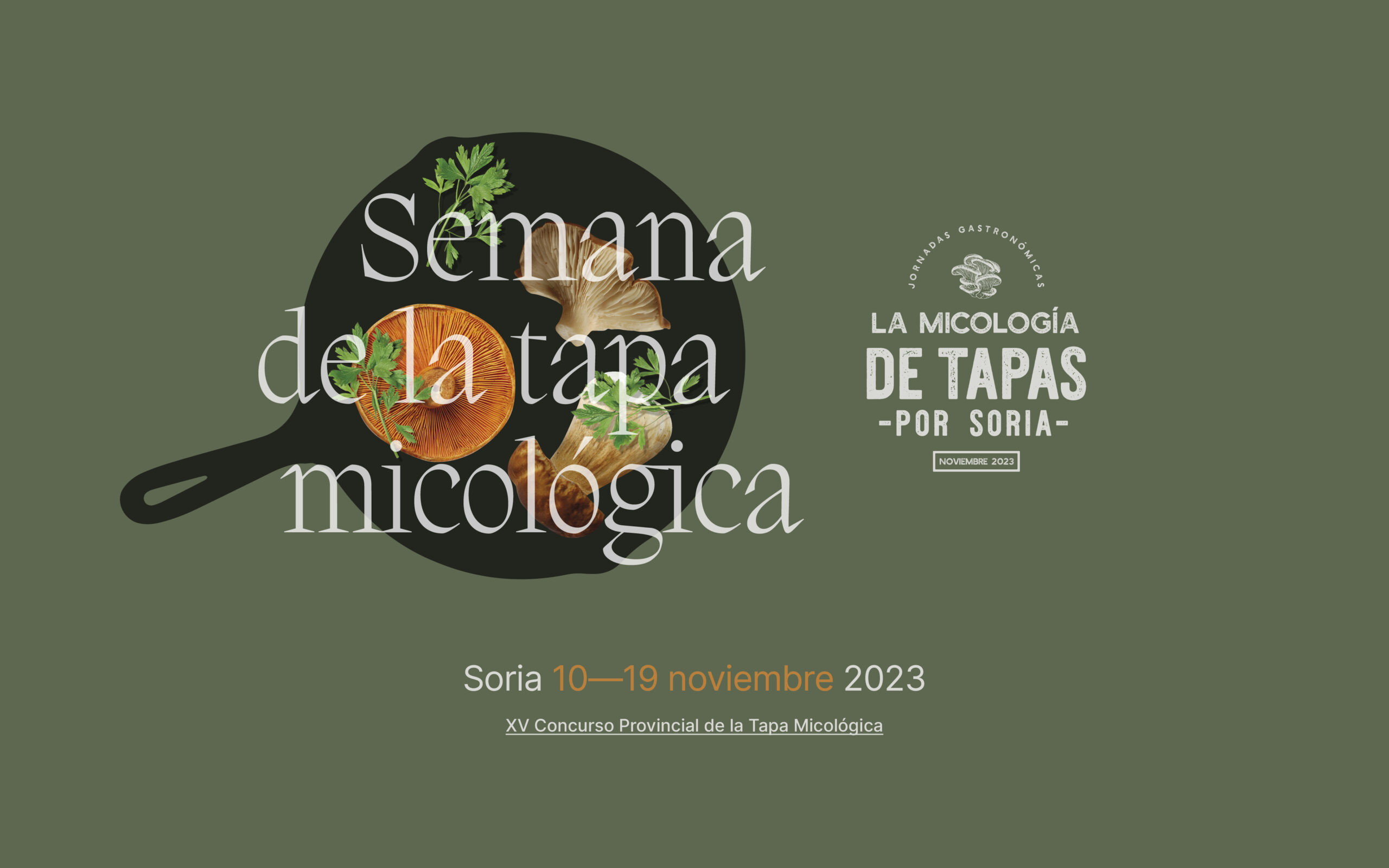 10 finalistas para la Mejor Tapa Micológica de Soria 2023